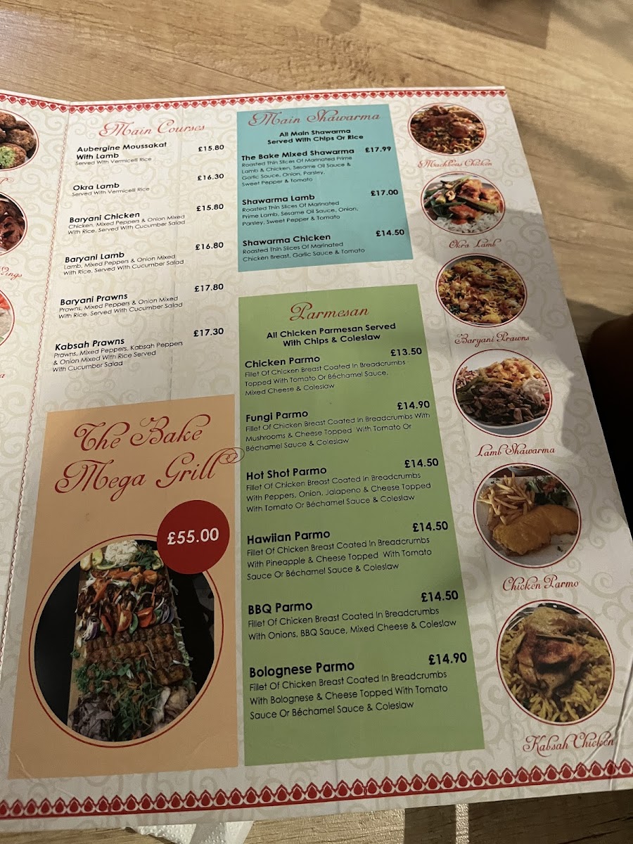 Menu The Bake One (Lebanese Restaurant Gosforth)-8