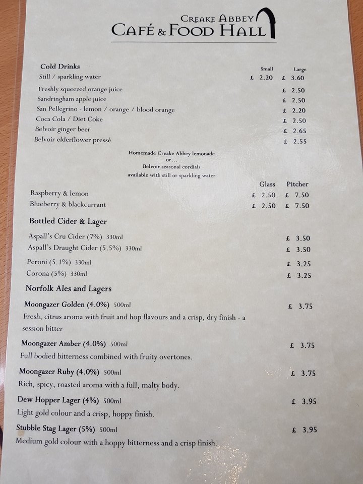 Menu The Barn Café At Creake Abbey-10