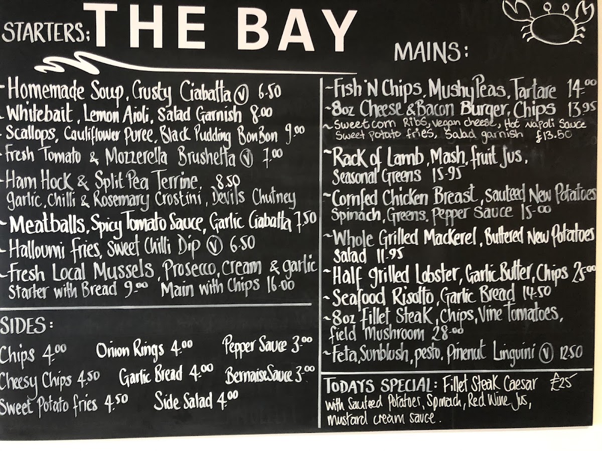 Menu The Bay Bar & Restaurant-10