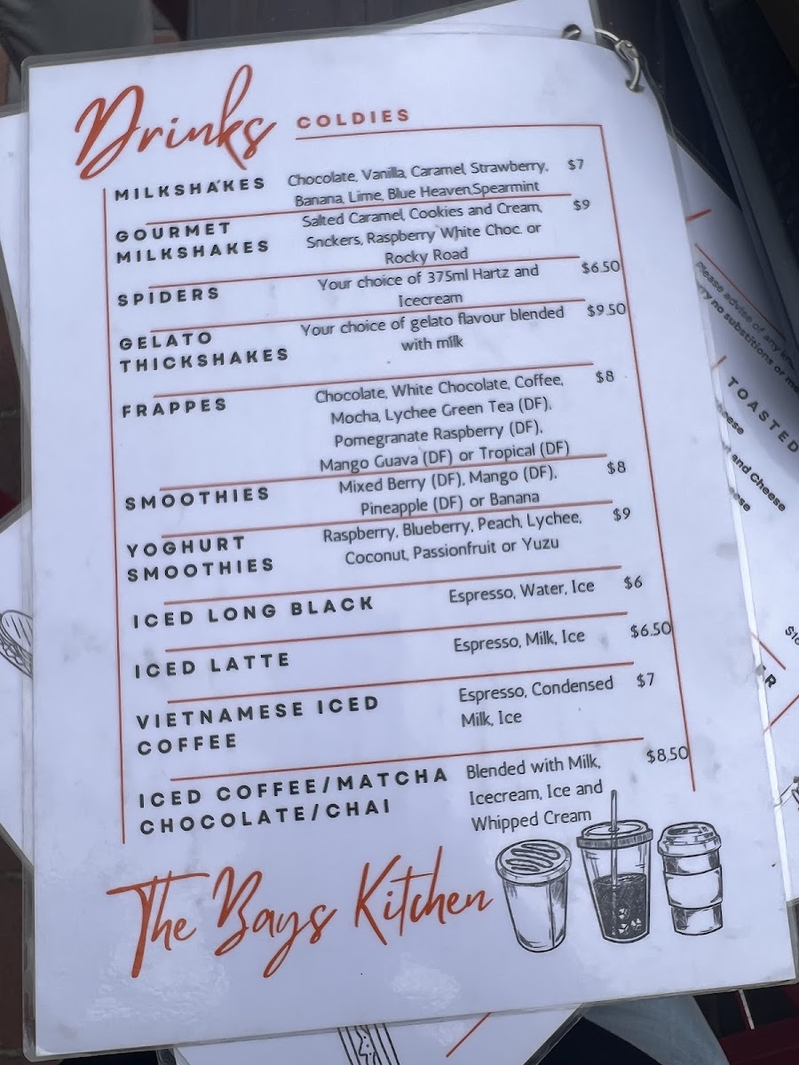 Menu The Bays Kitchen-9