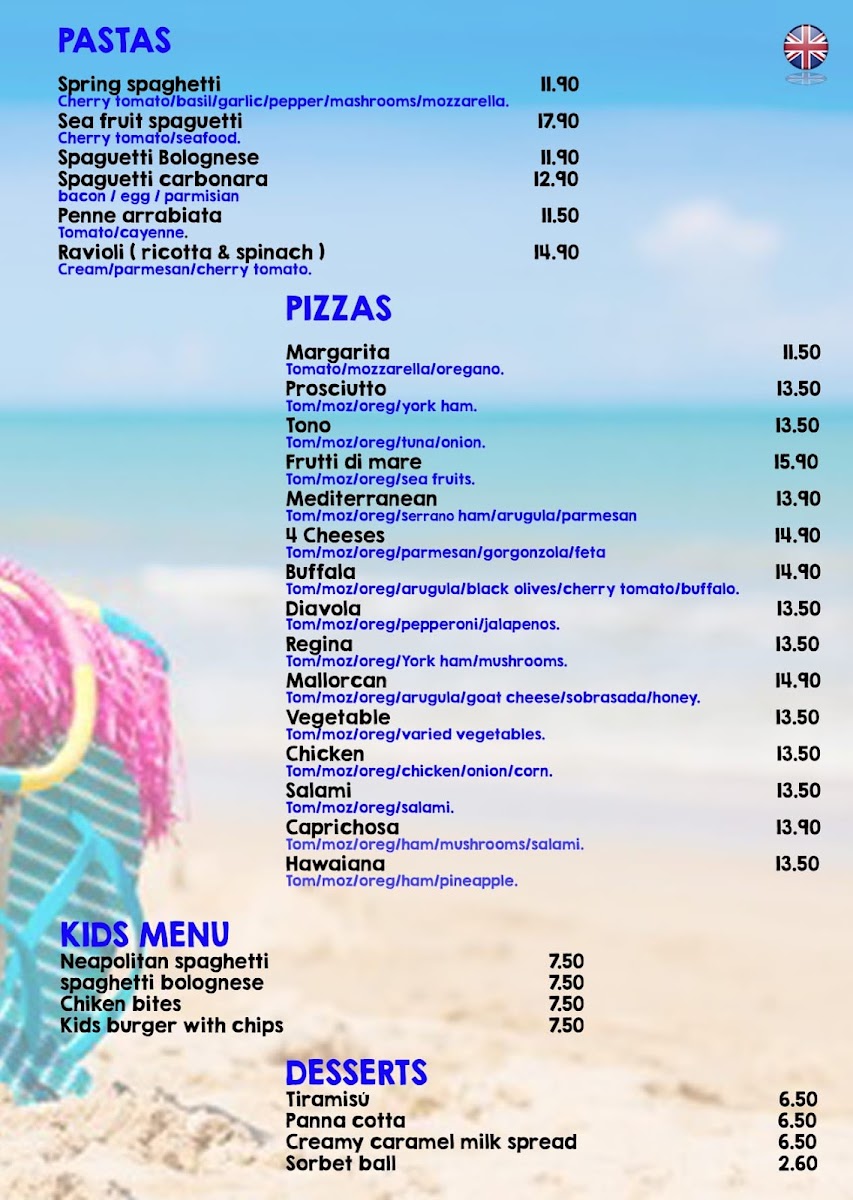 Menu The Beach Bar-5