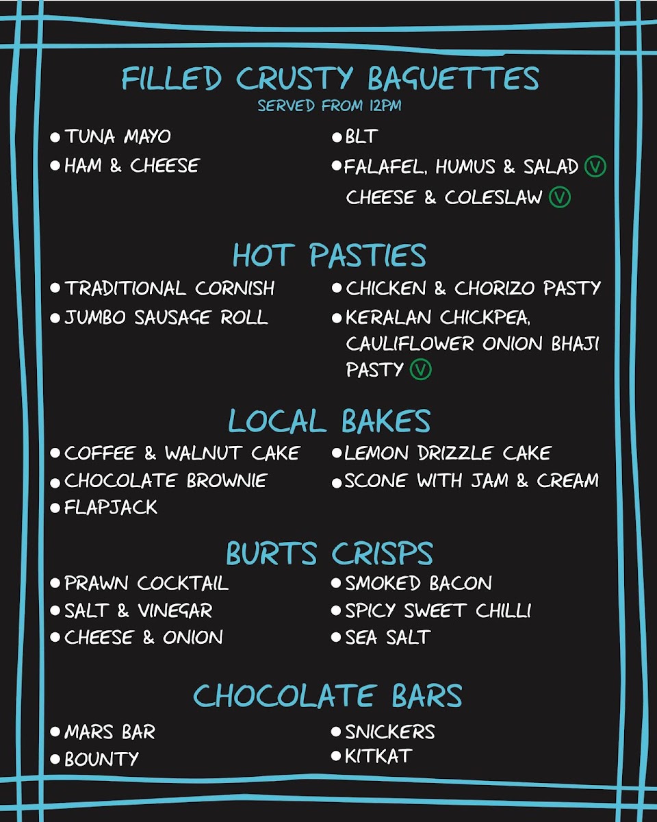 Menu The Beach Cafe And Sunset Bar, Downend, Croyde-2