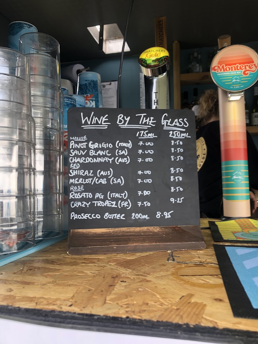 Menu The Beach Cafe And Sunset Bar, Downend, Croyde-6
