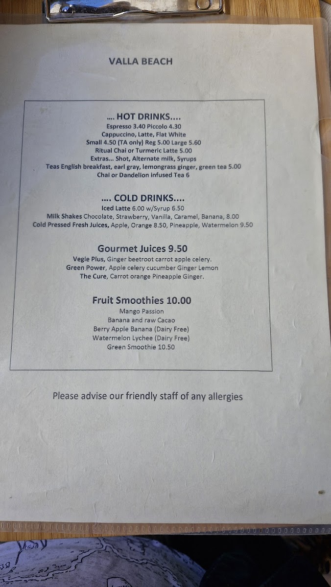 Menu The Beach House Providore-3