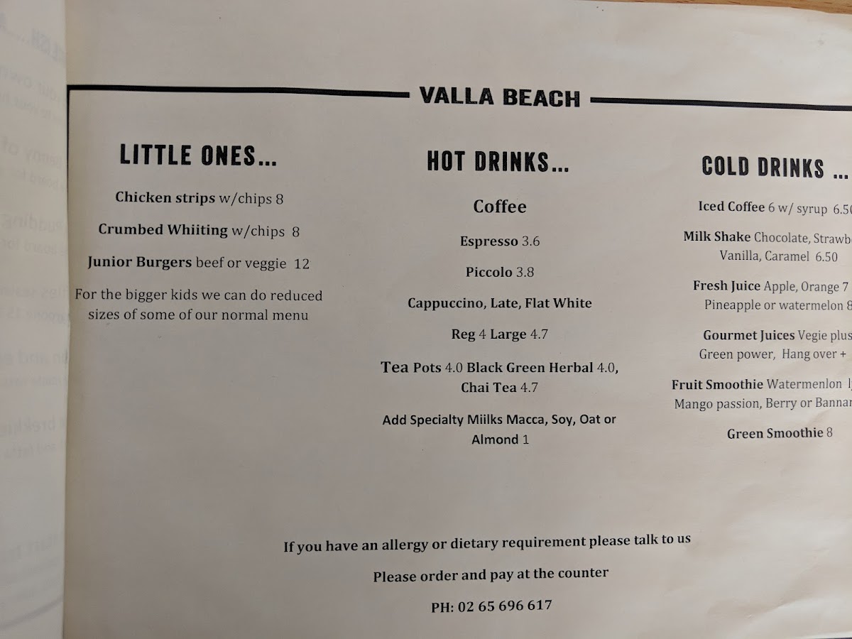 Menu The Beach House Providore-9