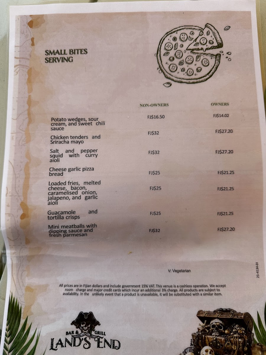 Menu The Beach Shack Bar & Grill-10