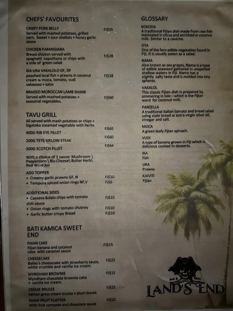 Menu The Beach Shack Bar & Grill-2