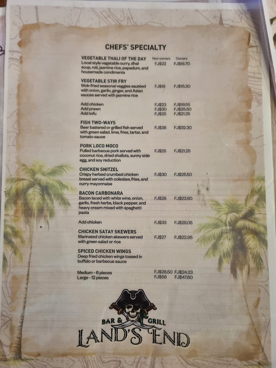 Menu The Beach Shack Bar & Grill-4