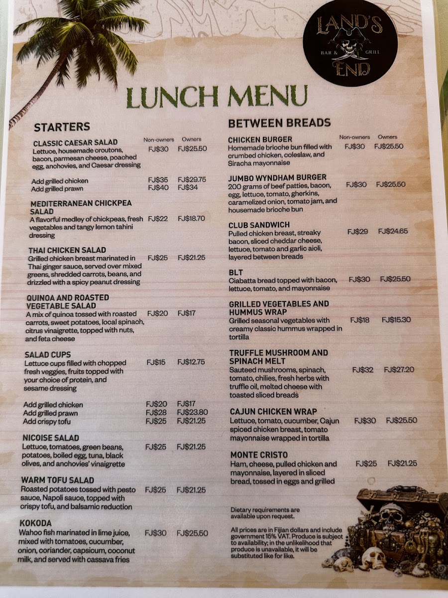 Menu The Beach Shack Bar & Grill-5