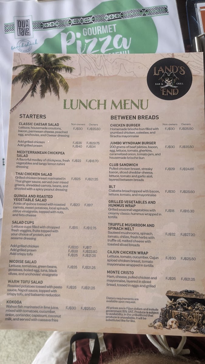 Menu The Beach Shack Bar & Grill-7