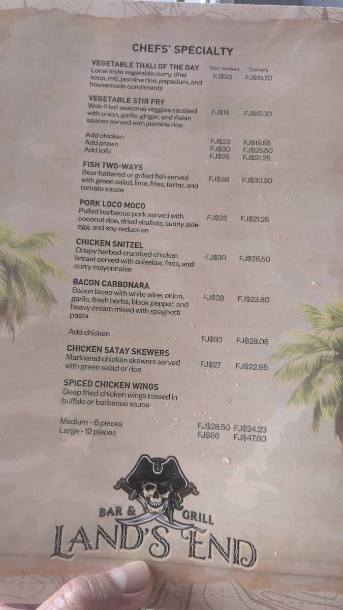 Menu The Beach Shack Bar & Grill-8