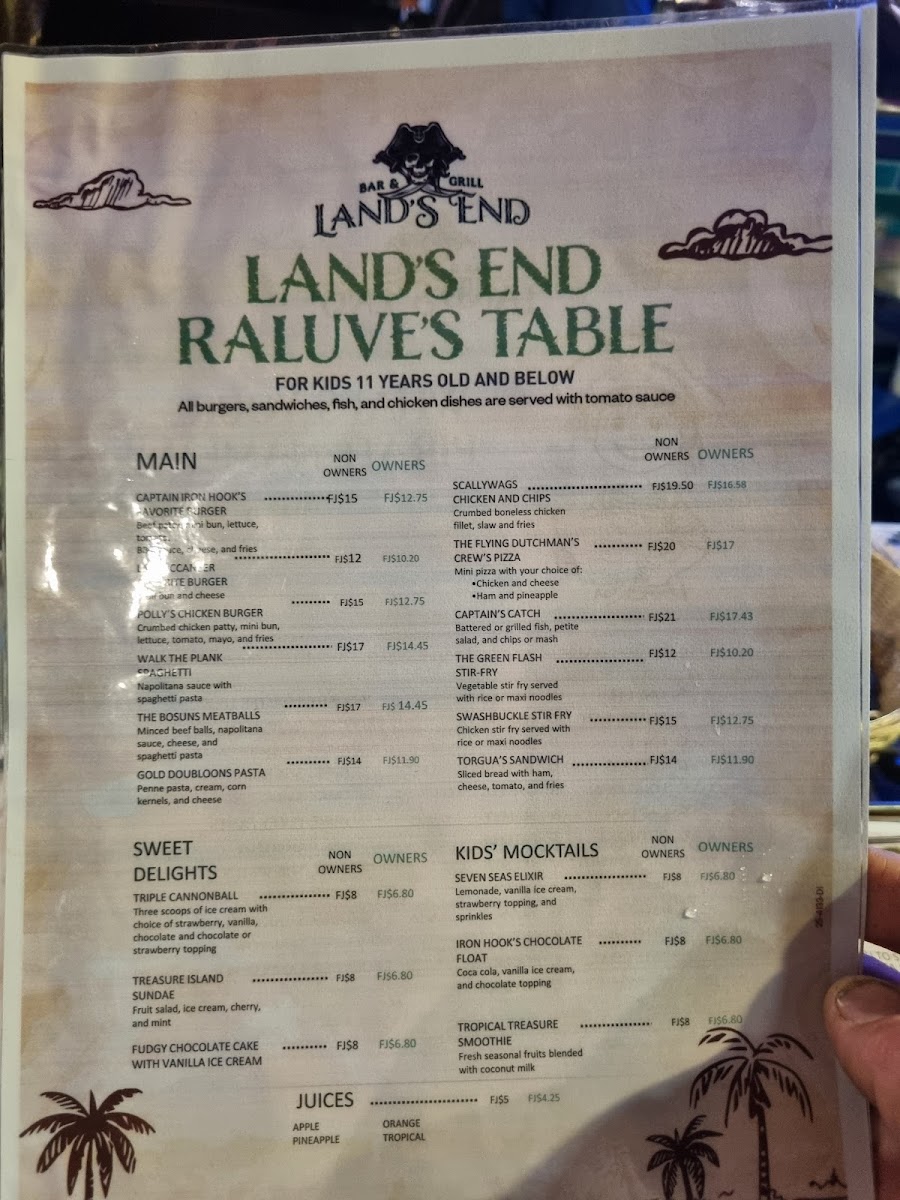 Menu The Beach Shack Bar & Grill-9