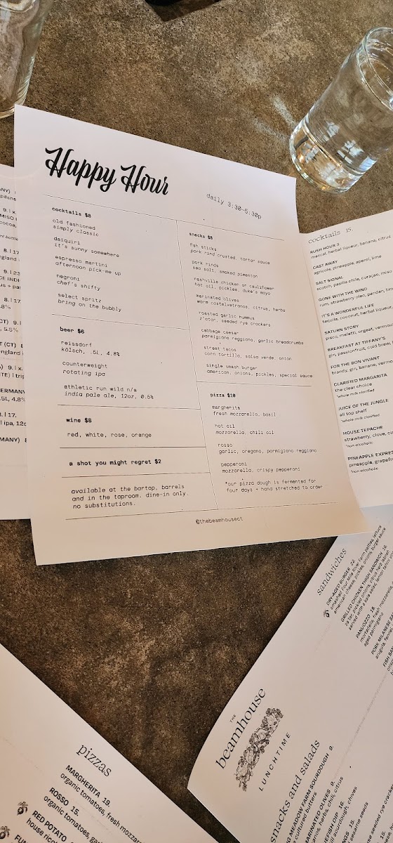 Menu The Beamhouse-10