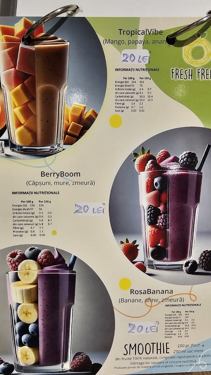 Menu The Bean-1