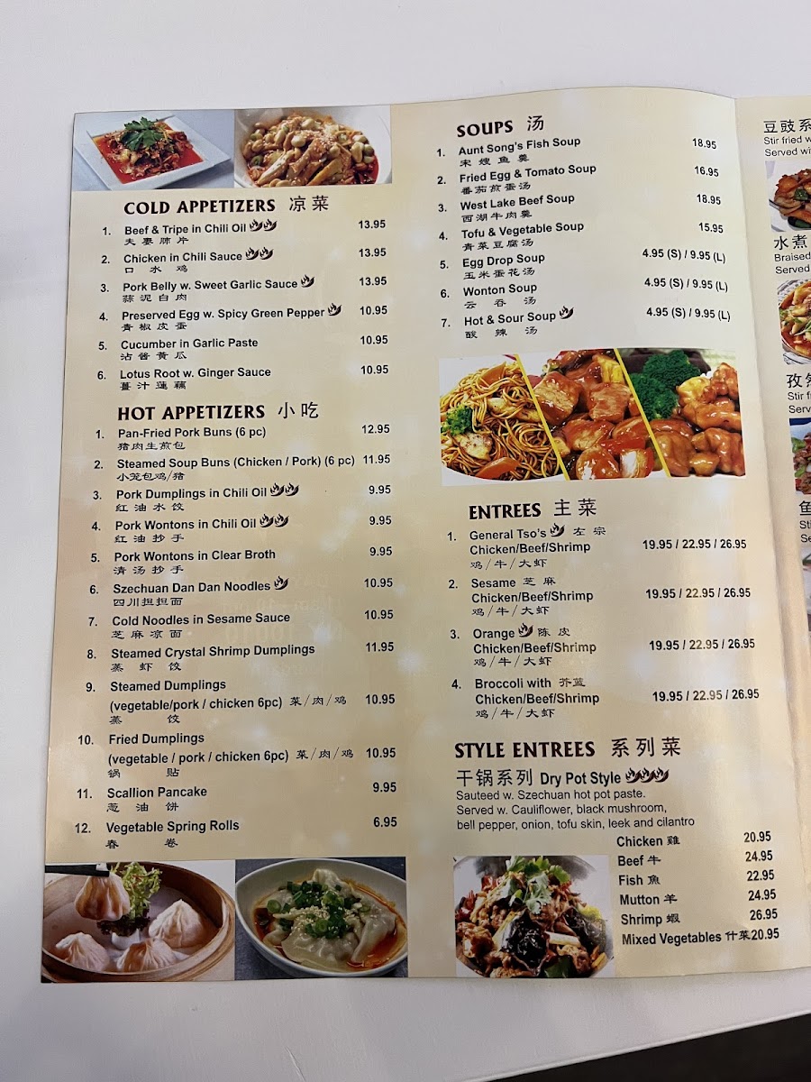 Menu The Best Sichuan 一品成都21-10
