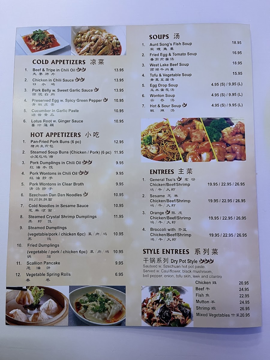 Menu The Best Sichuan 一品成都21-7