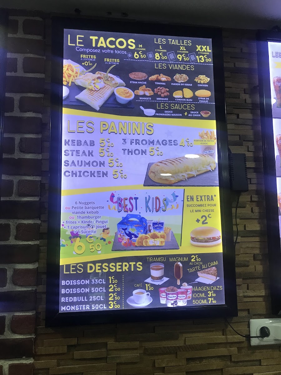 Menu The Best Thourotte-3