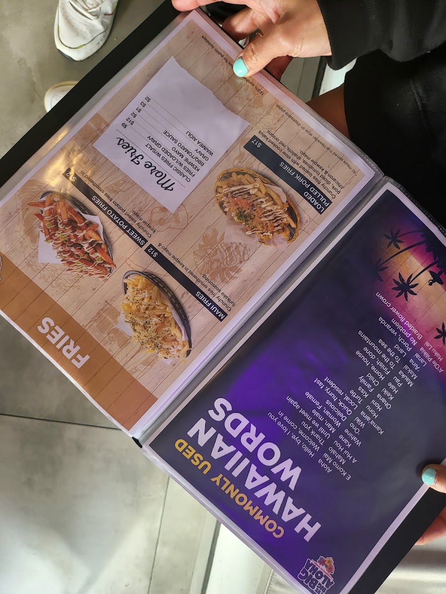Menu The Big Big Aloha - Hawaii Street Food-10