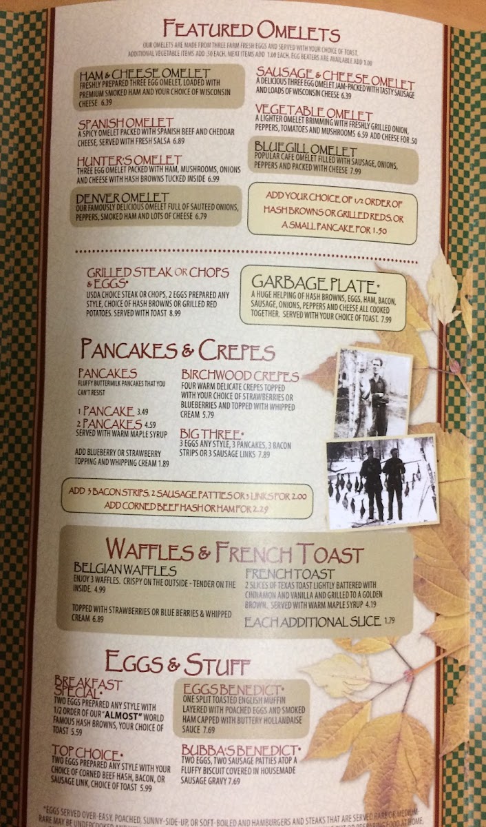 Menu The Birchwood Cafe-4