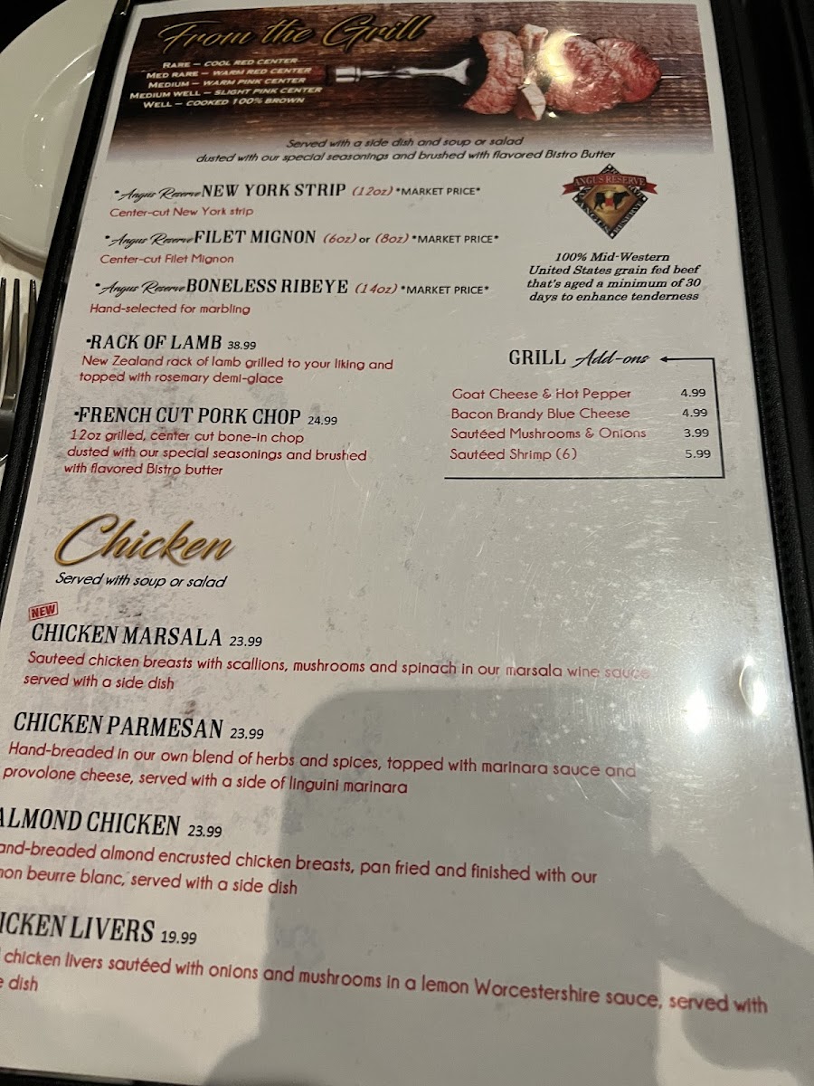 Menu The Bistro Of Green-7