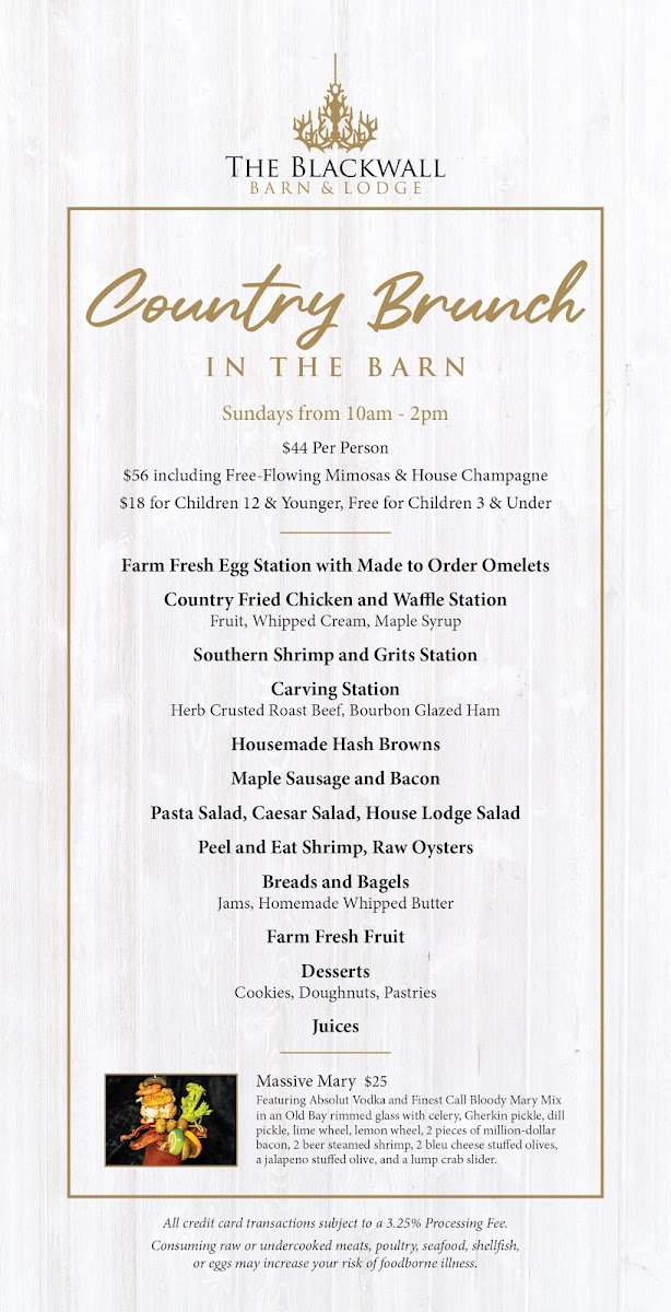 Menu The Blackwall Barn & Lodge-3
