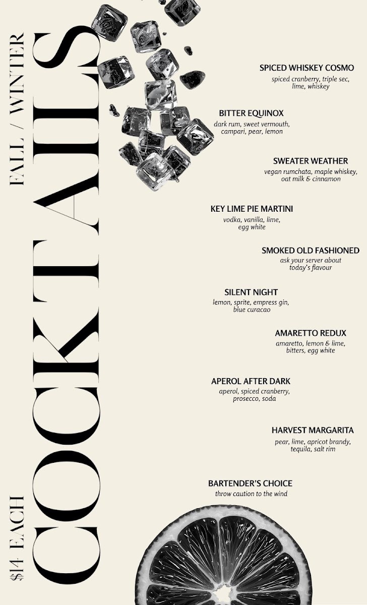 Menu The Block Public House-8