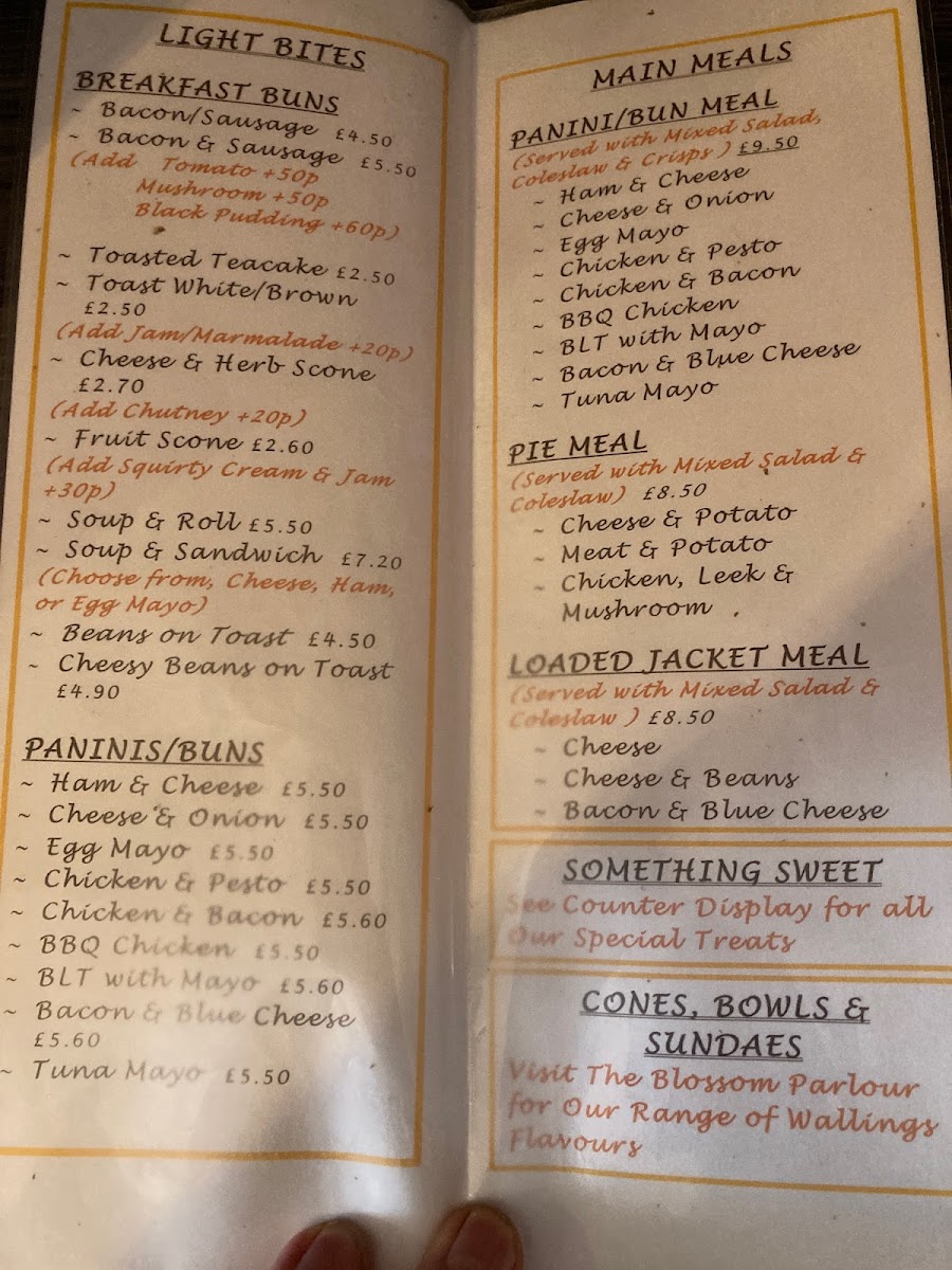 Menu The Blossom Bird-1