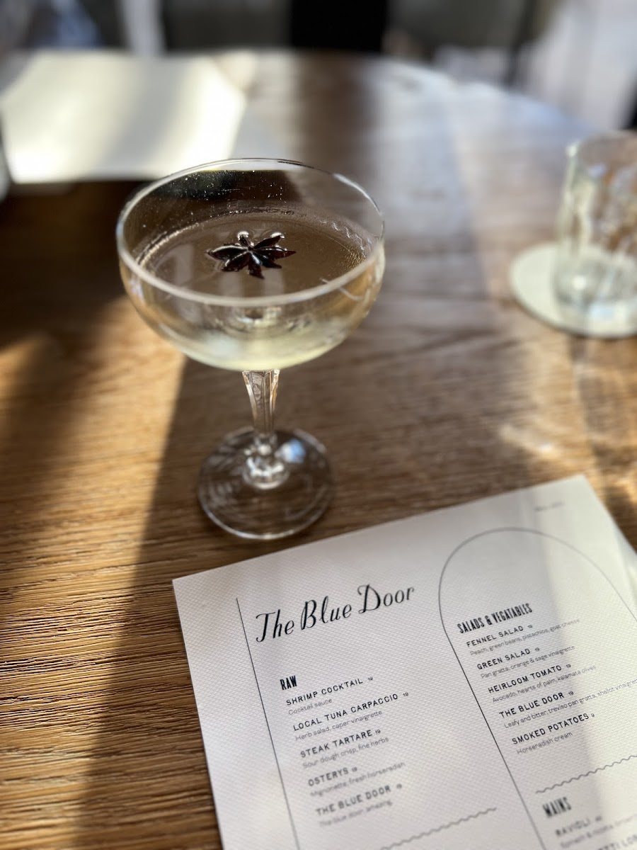 Menu The Blue Door-1
