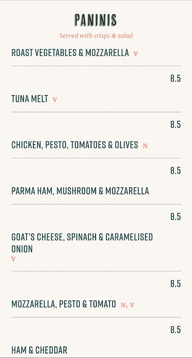 Menu The Blue Legume Islington-3