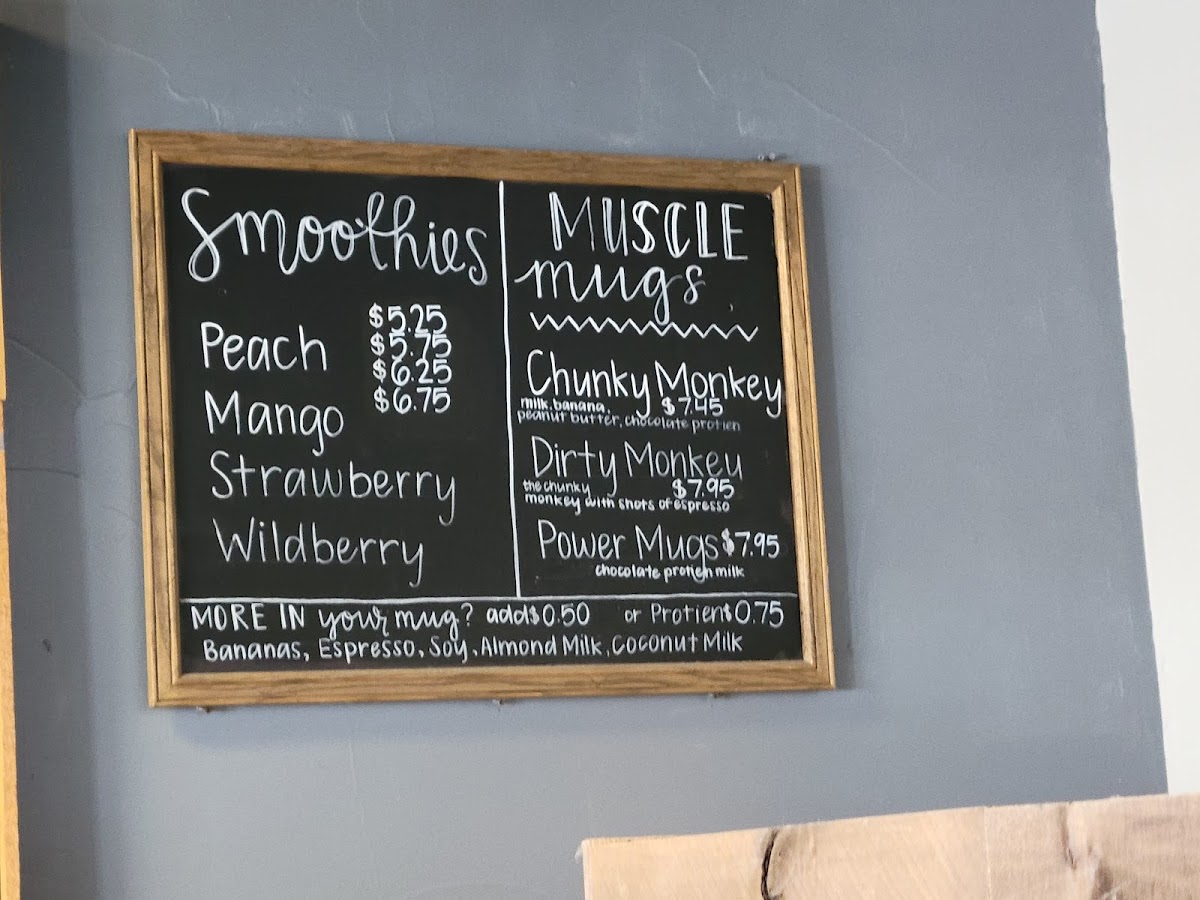Menu The Blue Mug Coffee Bar-1