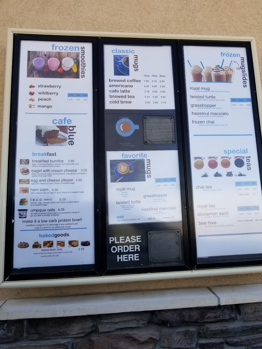 Menu The Blue Mug Coffee Bar-3