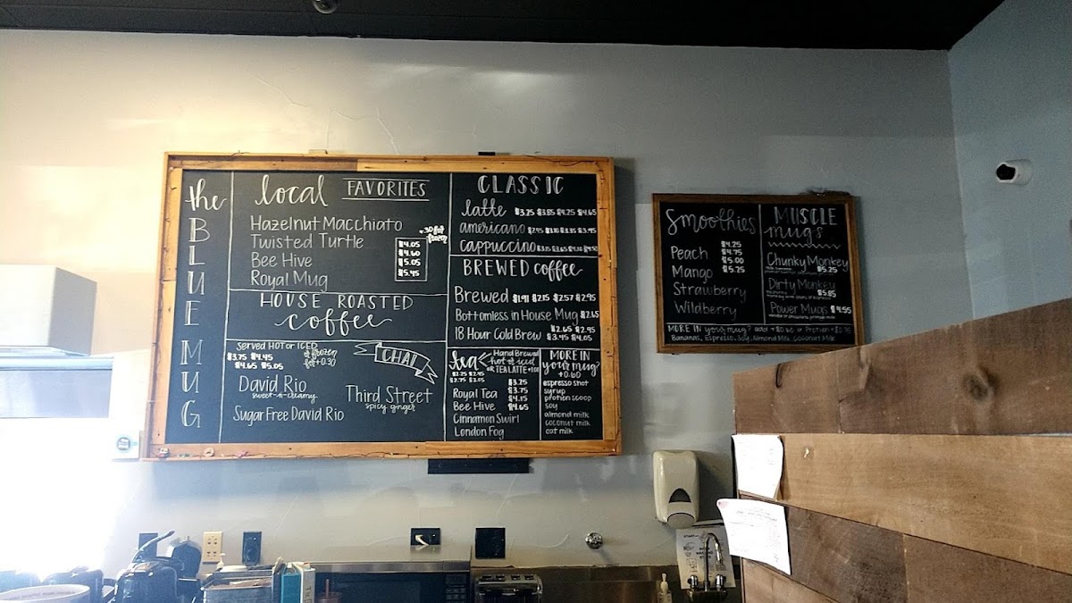 Menu The Blue Mug Coffee Bar-5