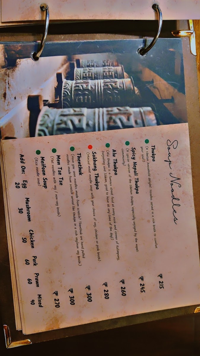 Menu The Blue Poppy Thakali-3