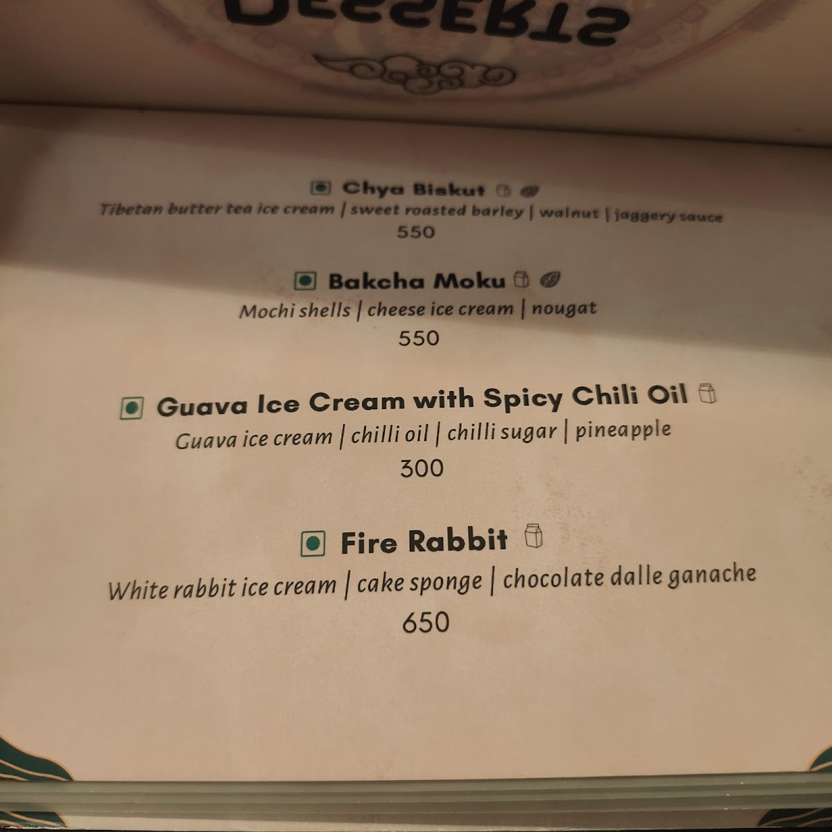 Menu The Blue Poppy Thakali-6