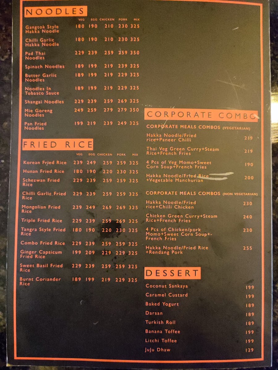 Menu The Blue Poppy Thakali-7