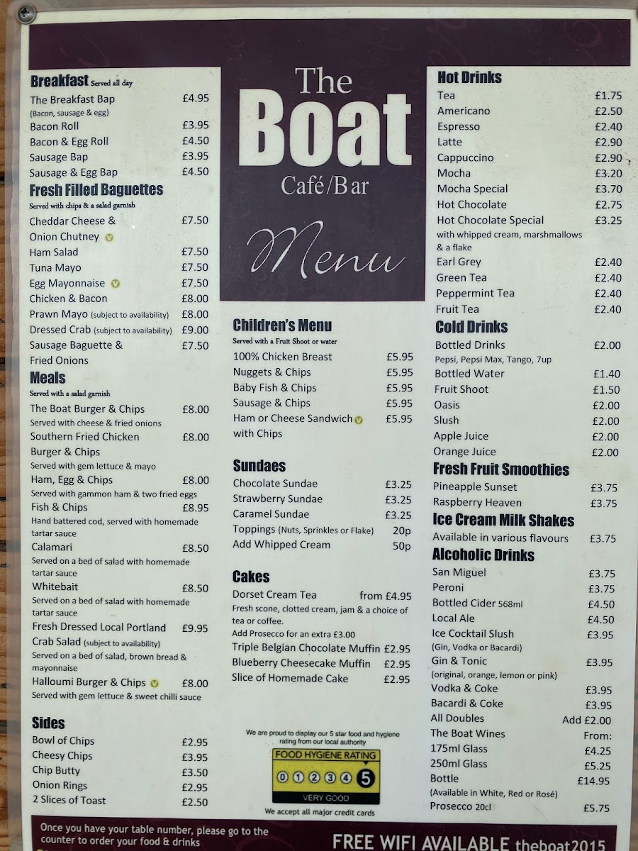 Menu The Boat Cafe-2