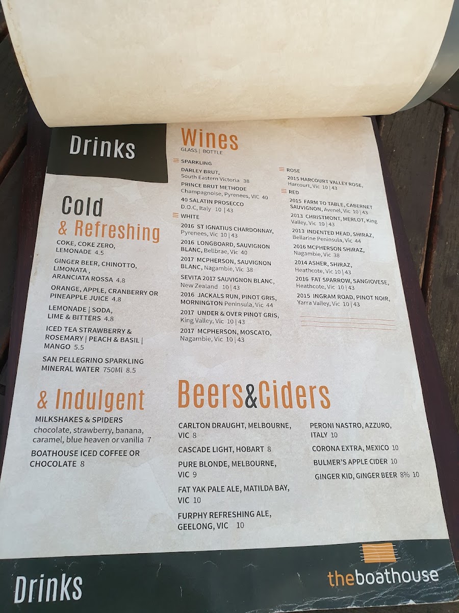 Menu The Boathouse-10