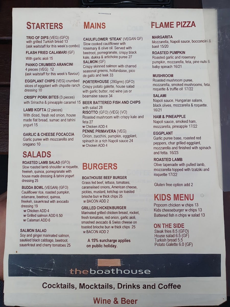 Menu The Boathouse-4