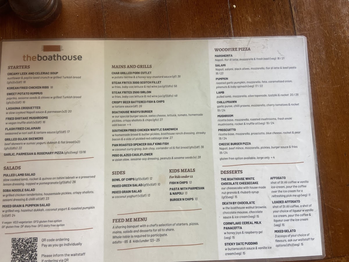 Menu The Boathouse-5