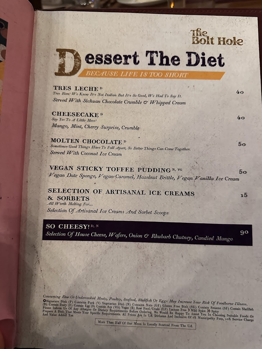 Menu The Bolt Hole-7