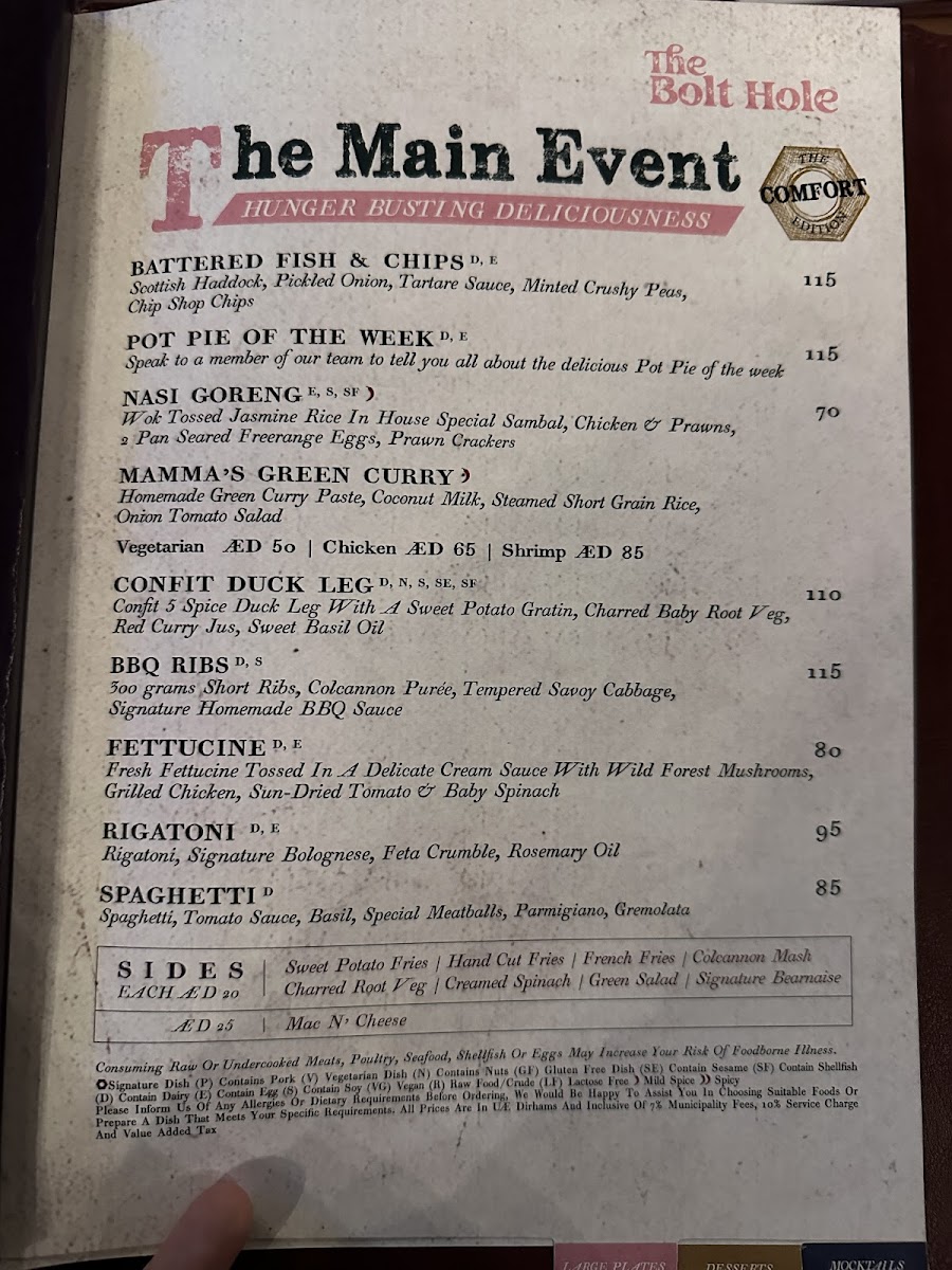 Menu The Bolt Hole-9