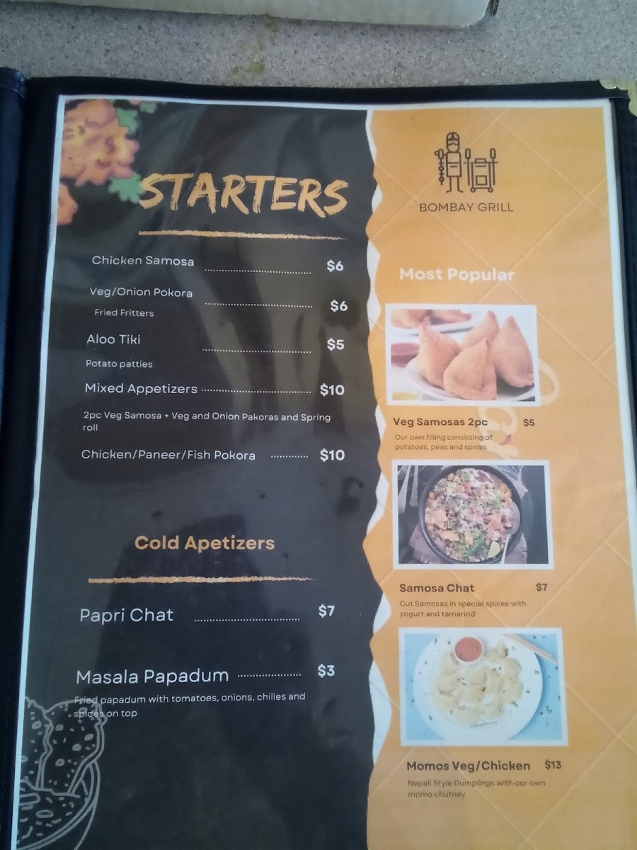 Menu The Bombay Grill -Markham--10