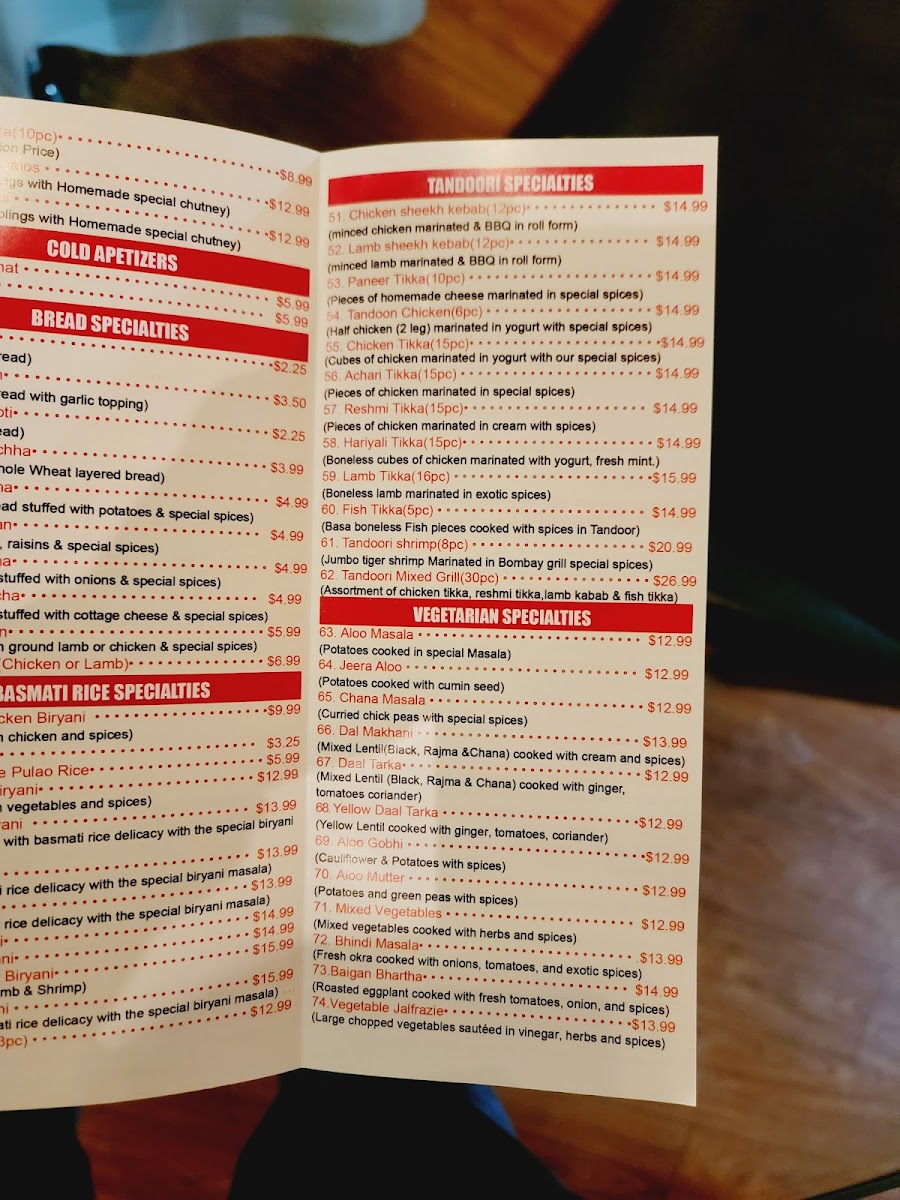 Menu The Bombay Grill -Markham--6