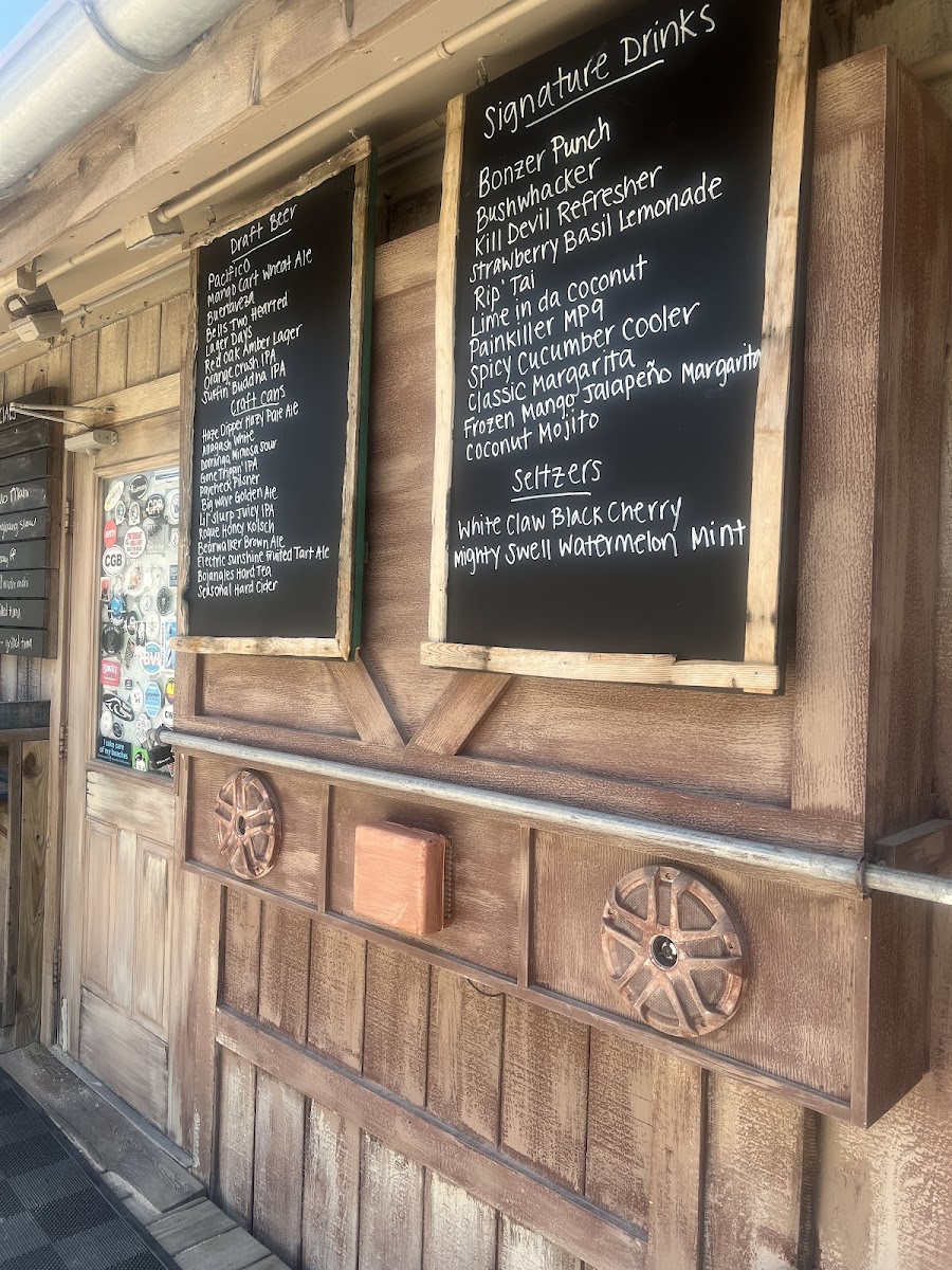 Menu The Bonzer Shack-6