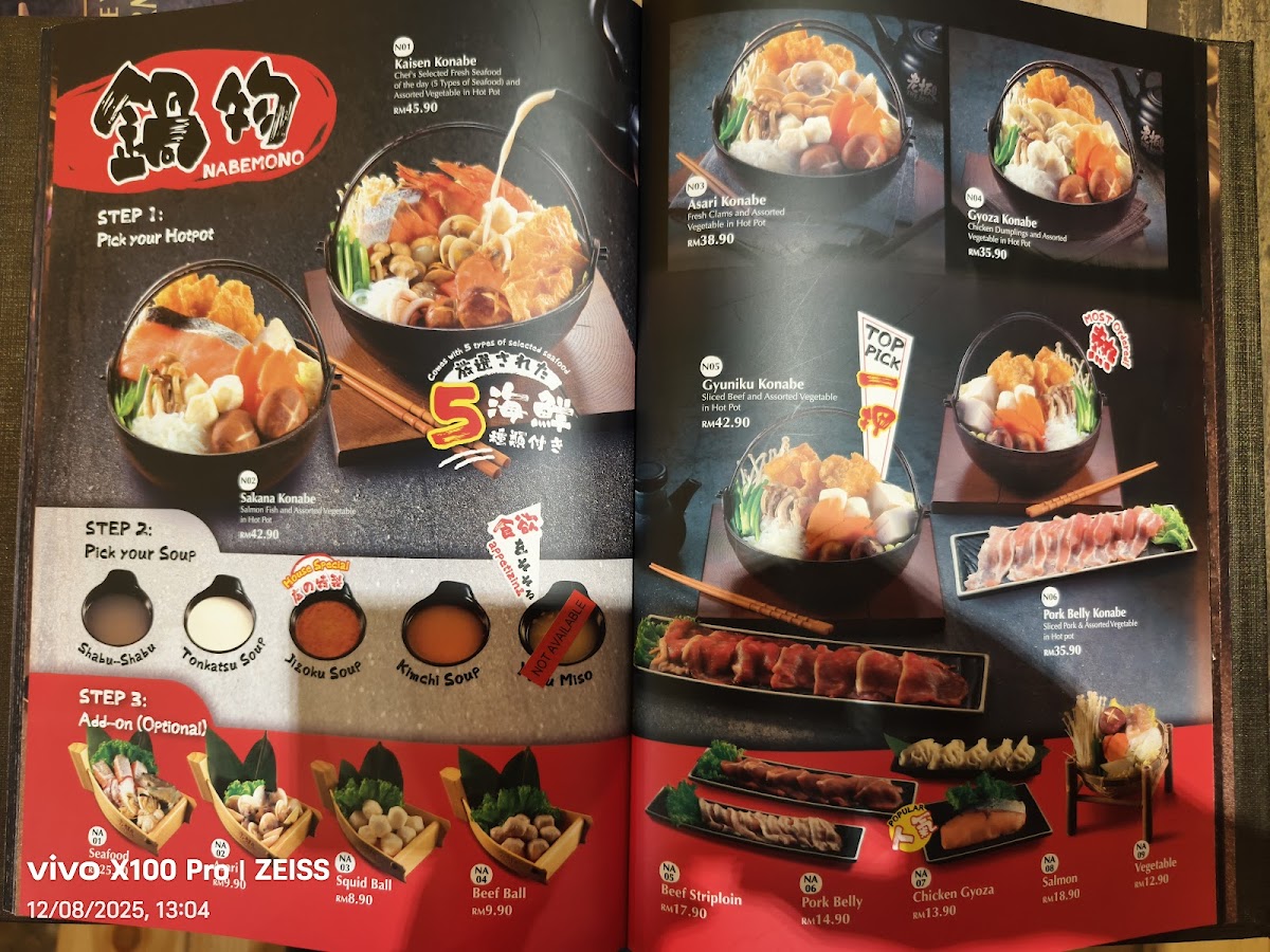 Menu The Boss Izakaya-1