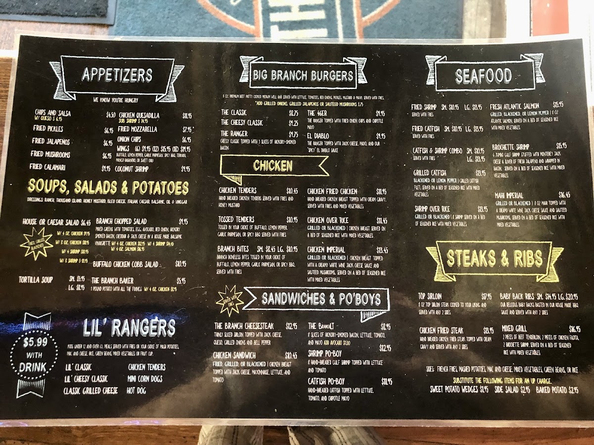 Menu The Branch Neighborhood Grill-3