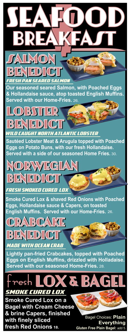 Menu The Breakfast Spot Club - Lake George-8