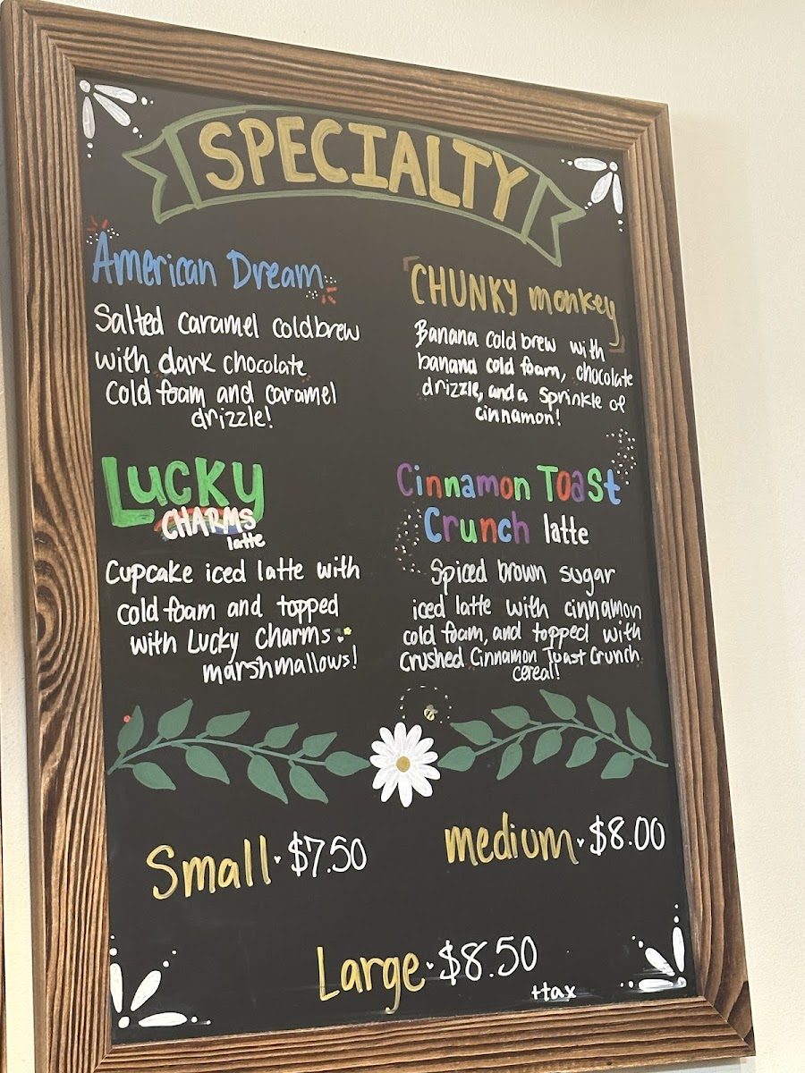 Menu The Brewed Awakening Cafe-1
