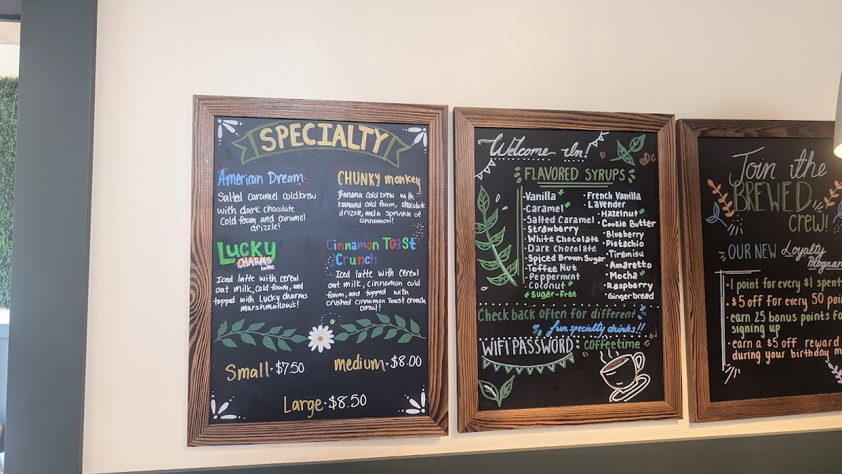 Menu The Brewed Awakening Cafe-2