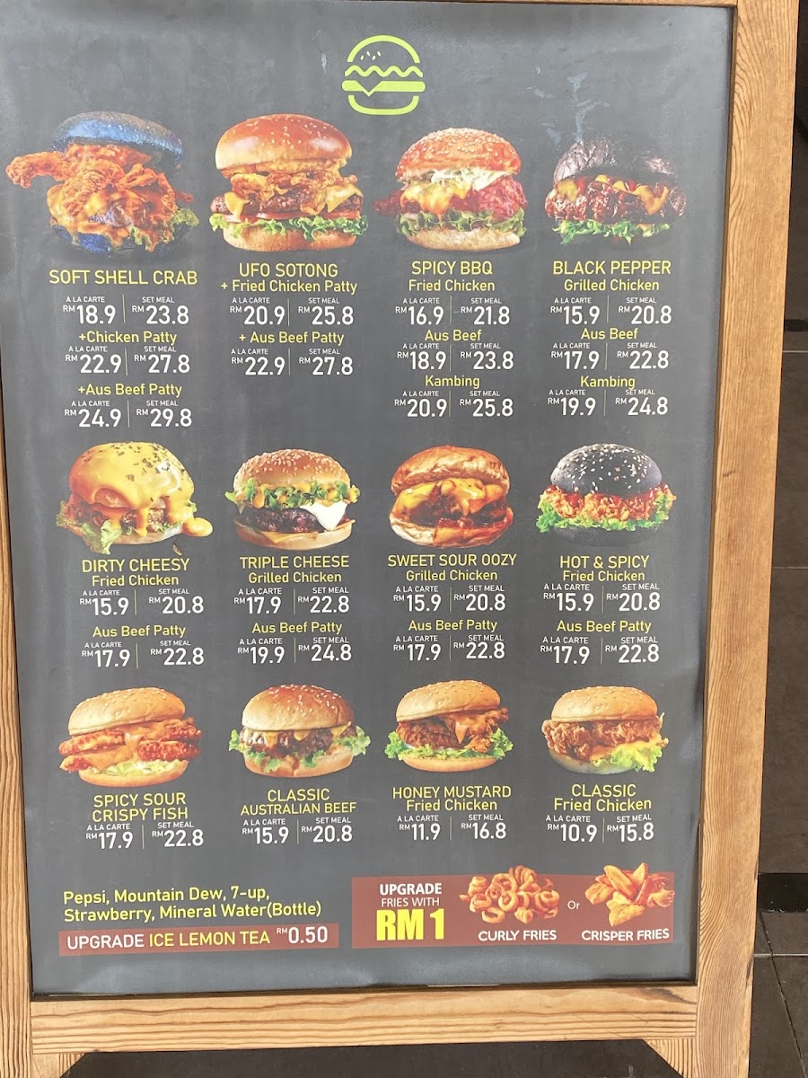 Menu The Brgr - Kuala Lumpur Setapak-6
